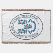 Staatszegel van Connecticut Deken (Voorkant)