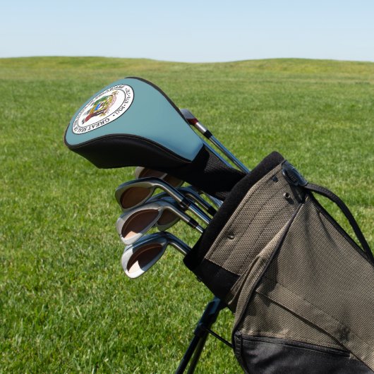 Staatszegel van Delaware Golfheadcover (Insitu)