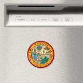 STAATSZEGEL VAN FLORIDA MAGNEET (Insitu (Vaatwasser))