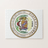 Staatszegel van Hawaii. Jigzaag Puzzle Legpuzzel (Horizontaal)