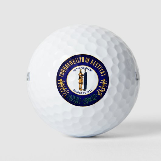 Staatszegel van Kentucky Golfballen (Voorkant)