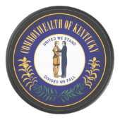 Staatszegel van Kentucky Hockey Puck (Voorkant)