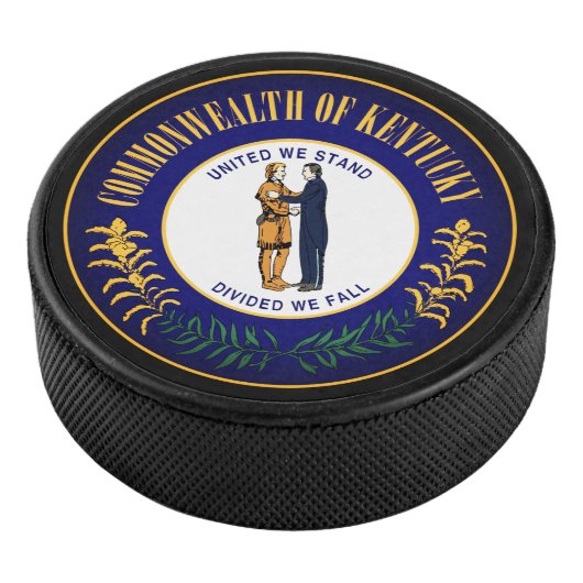 Staatszegel van Kentucky Hockey Puck (3/4)