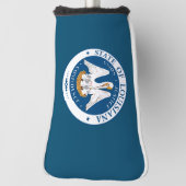 Staatszegel van Louisiana Golfheadcover (Draai 90)