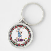 Staatszegel van Virginia Sleutelhanger (Voorkant)