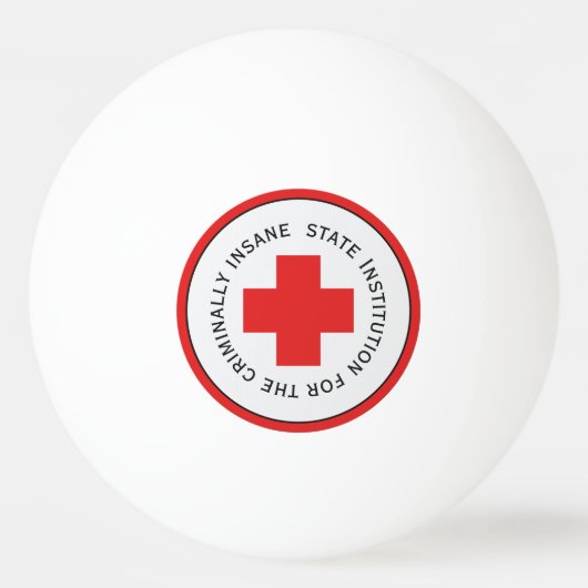Staatsziekenhuis voor crimineel gestoorden pingpongbal (Voorkant)