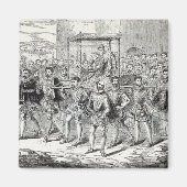 Staatvoortgang koningin Elizabeth Magneet (Voorkant)