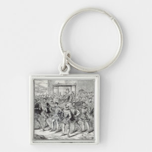 Staatvoortgang koningin Elizabeth Sleutelhanger