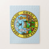 Staatzegel van Idaho. Legpuzzel (Verticaal)