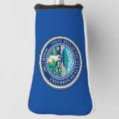 Staatzegel van Nebraska Golf Head Hoesje Golfheadcover (Draai 90)