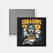 Stab-a-loops Horror Cereal Doos Halloween Magneet (Voorkant / Achterkant)
