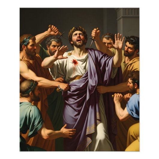 Stab of Fate: The Drama of a Roman Emperor’s Assas Foto Afdruk (Voorkant)