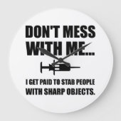 Stab spuit Medisch Grote Klok (Voorkant)