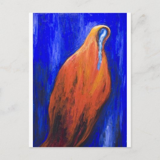 Stabat Mater Dolorosa Red (Christelijk surrealisme Briefkaart (Voorkant)