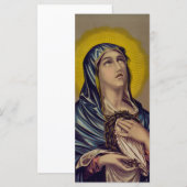 Stabat Mater Onze Lieve Vrouw van Smarten Devotion (Voorkant / Achterkant)