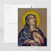 Stabat Mater Onze Lieve Vrouw van Smarten Devotion Briefkaart (Voorkant / Achterkant)