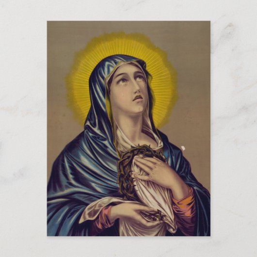 Stabat Mater Onze Lieve Vrouw van Smarten Devotion Briefkaart (Voorkant)