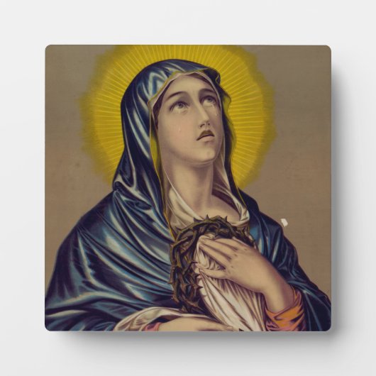 Stabat Mater Onze Lieve Vrouw van Smarten Devotion Fotoplaat (Voorkant)