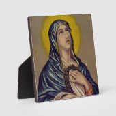 Stabat Mater Onze Lieve Vrouw van Smarten Devotion Fotoplaat (Voorkant)