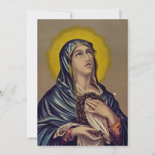 Stabat Mater Onze Lieve Vrouw van Smarten Devotion Kaart (Voorkant)