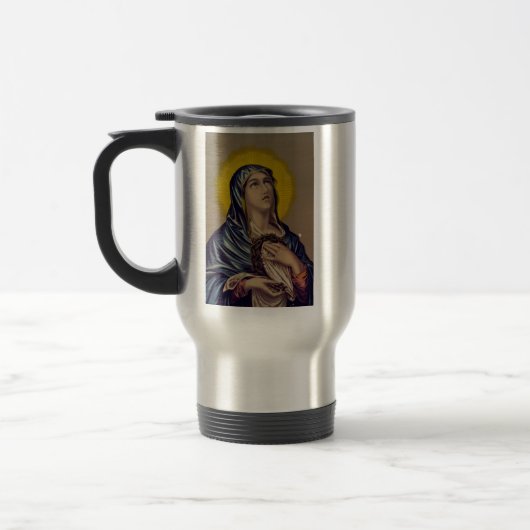 Stabat Mater Onze Lieve Vrouw van Smarten Devotion Reisbeker (Links)