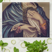 Stabat Mater Onze Lieve Vrouw van Smarten Devotion Theedoek (Gevouwen)
