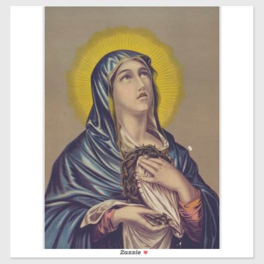 Stabat Mater Onze-Lieve-Vrouw van Smarten Sticker (Vel)