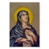 Stabat Mater Onze Lieve Vrouw van Verdriet Foto Afdruk (Voorkant)