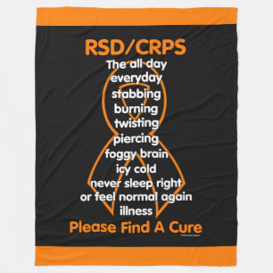 Stabbing Burning Twisting...RSD/CRPS Fleece Deken