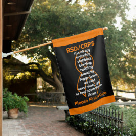 Stabbing Burning Twisting...RSD/CRPS House Flag Huisvlag