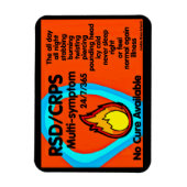 Stabbing Burning Twisting...RSD/CRPS Magnet Magneet (Verticaal)