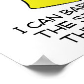 Stabbing Juice Boxes Funny Poster (Hoek)