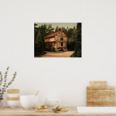 Stabbur, Oslo, Noorwegen Poster (Keuken)