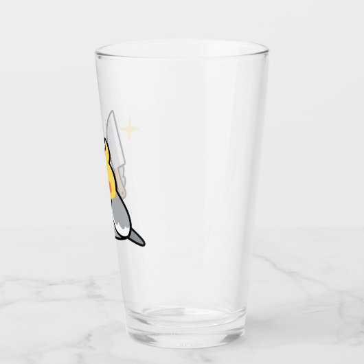 Stabby Cockatiel Glas (Links)