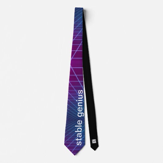 Stabiel Genius Cybergrid 80s esthetisch stropdas (Voorkant)