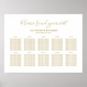 Stabiel Golden Letterteken voor bruiloft Poster (Voorkant)