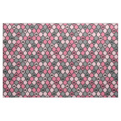 Stabiel krullen - Roze/grijs Stof (Fat Quarter)