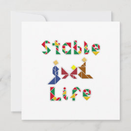 Stabiel leven feestdagenkaart