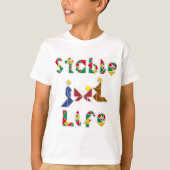 Stabiel leven t-shirt (Voorkant)