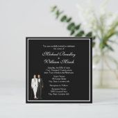 Stabiel zwart-wit twee groepen kaart (Staand voorkant)