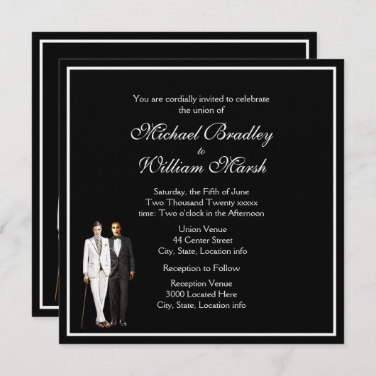 Stabiel zwart-wit twee groepen kaart (Voorkant / Achterkant)