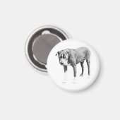 Stabiele Blik Koelkastmagneet Magneet (Voorkant / Achterkant)