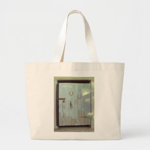 Stabiele deur 1990 grote tote bag