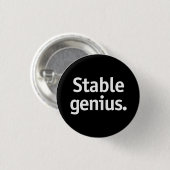 Stabiele genie. ronde button 3,2 cm (Voorkant /achterkant)