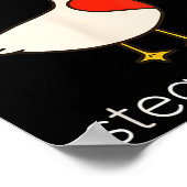 Stabiele Liefde Grappig Paar Gans Liefhebber Valen Poster (Hoek)