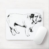 stabiele rand, buldog muismat (Met muis)
