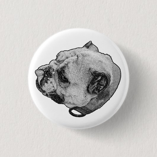 Stabiele Vriendelijke Blik Ronde Button 3,2 Cm (Voorkant)