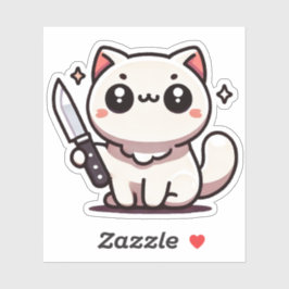 Stabiliteit: de Kawaii Cat Vinyl Sticker