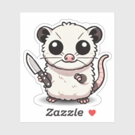 Stabiliteit: de Kawaii Possum Vinyl Sticker