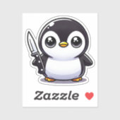Stabiliteit: Kawaii Penguin Vinyl Sticker (Vel)